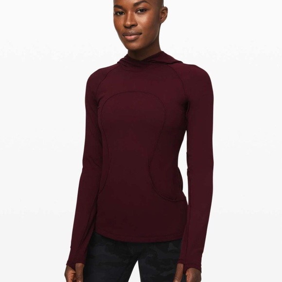 Lululemon Women's Burgundy On Repeat Rulu Hoodie Size 4 - Picture 9 of 10